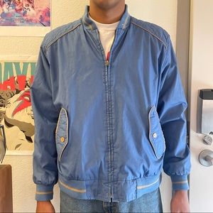 Vintage reversible bomber jacket